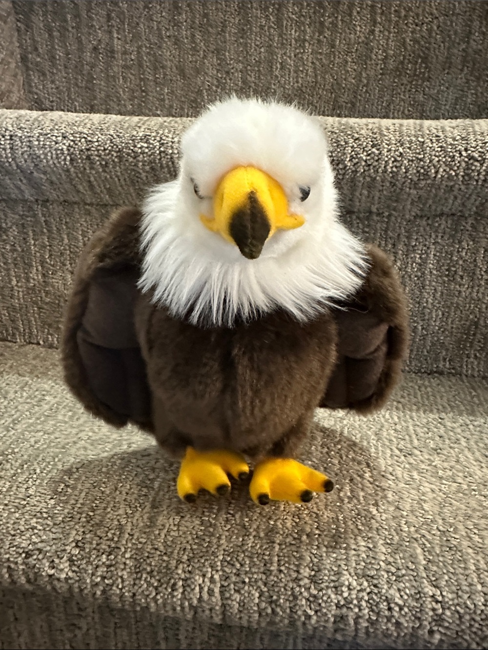 Vintage 1986 BALD EAGLE Plush WWF Panda Symbol World Wide Fund 12"